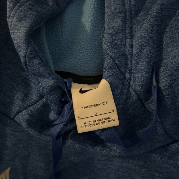 Nike Blue Therma-Fit Soccer Hoodie Men’s Large - Picture 3 of 3